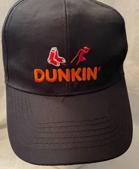 Dunkin’ Donuts Boston Red Sox Employee Hat Cap Black Adjustable