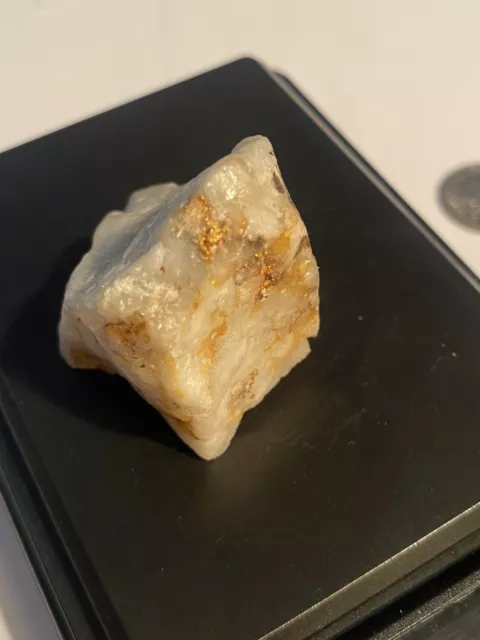 gold in quartz specimen, 34.3 grams