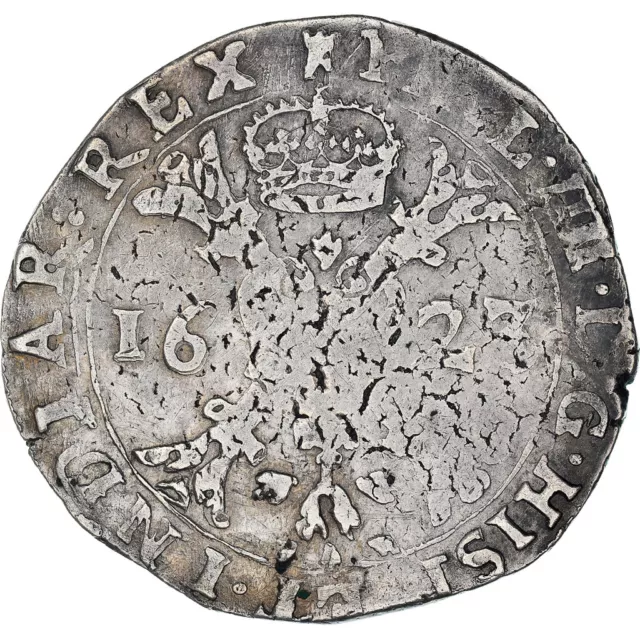 [#908584] Monnaie, Pays-Bas espagnols, Philippe IV, Patagon, 1623, Tournai, TB,