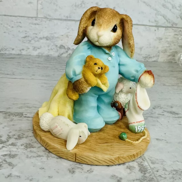 My Blushing Bunnies "You're Some Bunny Warm and Cuddly" 1997 Enesco  Figurine