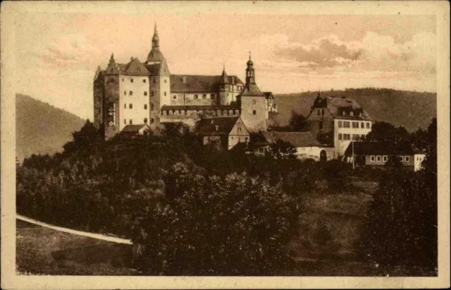 Lauenstein Altenberg Sächsische Schweiz Erzgebirge AK ~1930 Burg Schloss Totale