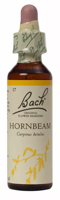 Bach Flower Remedies, Hornbeam 20ml. BBE 09/2026