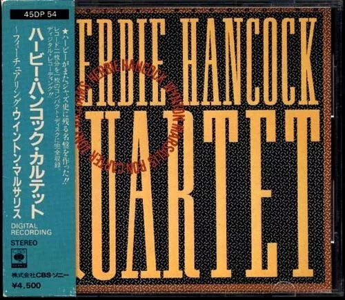 HERBIE HANCOK Quartet JAPAN 1st Press 1982 CD 45DP 54 W/Box Obi