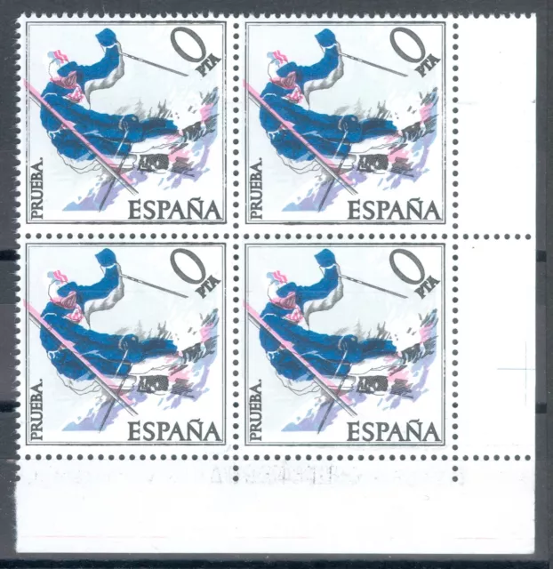 España - Año 1977 - Edifil 2408 - Ensayo O Prueba Dentada Multicolor.