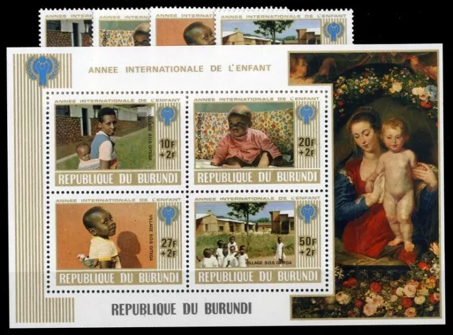 1979, Burundi, 1497-00 u.a, ** - 1670043