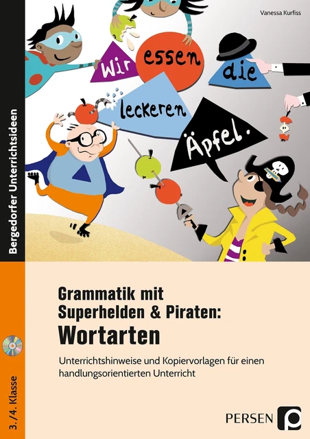 Grammatik mit Superhelden & Piraten: Wortarten ~ Vanessa Kur ... 9783403201212