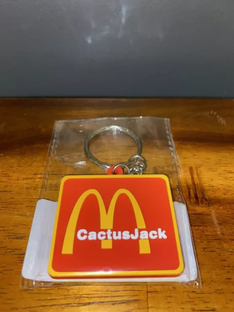 Travis Scott Cactus Jack X Mcdonalds Cj Arches Key Chain Red 4500