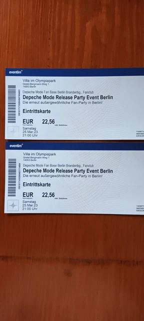 Depeche Mode PARTY Tickets
