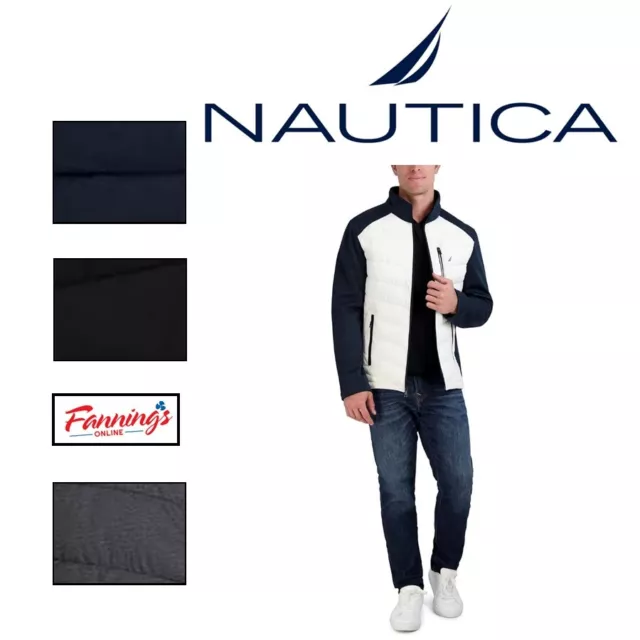 Nautica Men's Mixed Media Jacket