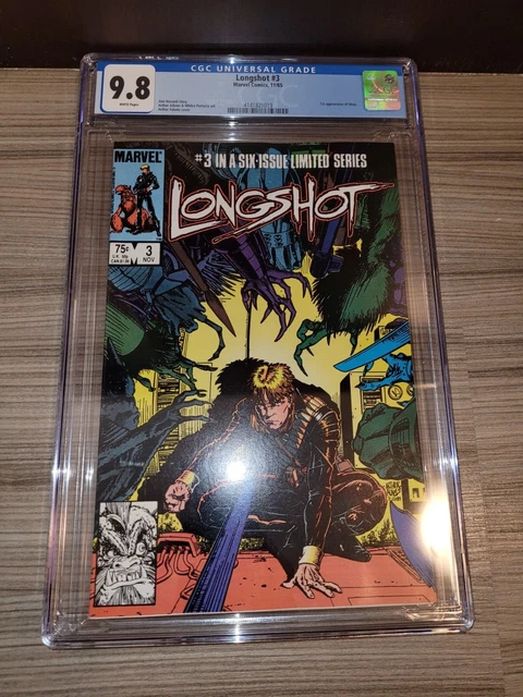 Marvel Comics CGC 9.8 Longshot 3 1st Mojo