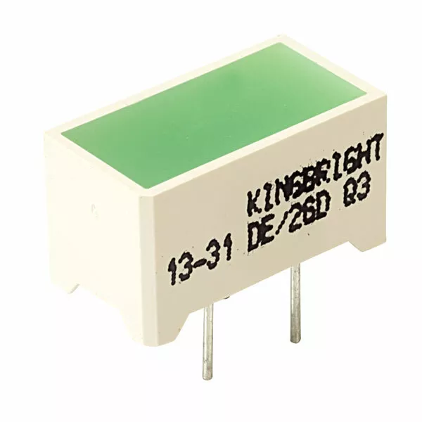 Kingbright de / 2gd 7.5x14mm 2.2V Vert Barre Lumière LED