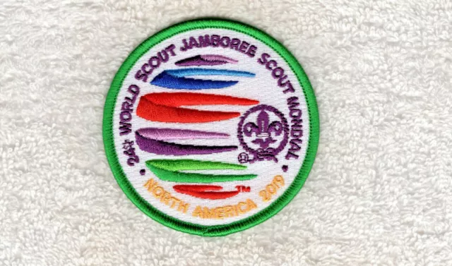 P2 256 oa bsa scouts / 24th WORLD SCOUT JAMBOREE WSJ 2019 GREEN BORDER