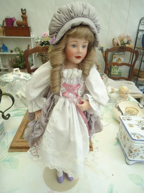 Poupée De Collection Mariée - Franklin Heirloom Jumeau - Marque Raynal - Occasion