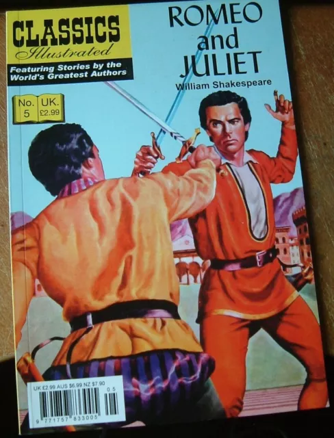 ROMEO and JULIET   CLASSICS ILLUSTRATED No  5  REVISED EDITION  2009