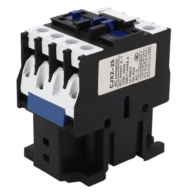 AC 380V 25A High Sensitivity Normally Open 3P Electrical Contactor ...
