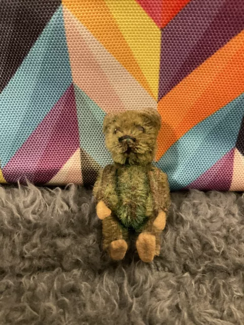 RARE GREEN SCHUCO PICCOlO BEAR 1920 2.5 inches tall End On Friday