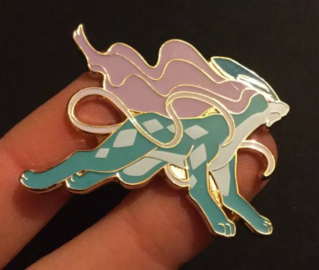 Suicune Pokemon Pin Badge Metal Enamel 2018 From Pin Collection Blister 3