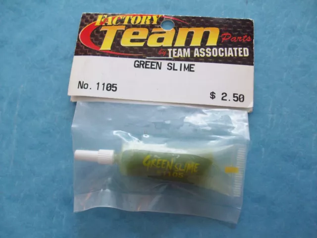 Vintage Team Associated 1105 Green Slime Asc1105 Nip