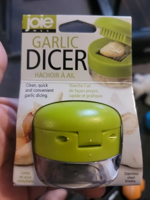 joie msc, garlic dicer with stainless steel blades 