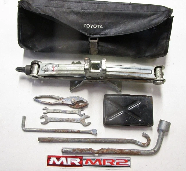 TOYOTA MR2 MK2 Factory Spare Wheel Jack Tool Kit Mr MR2 Used Parts