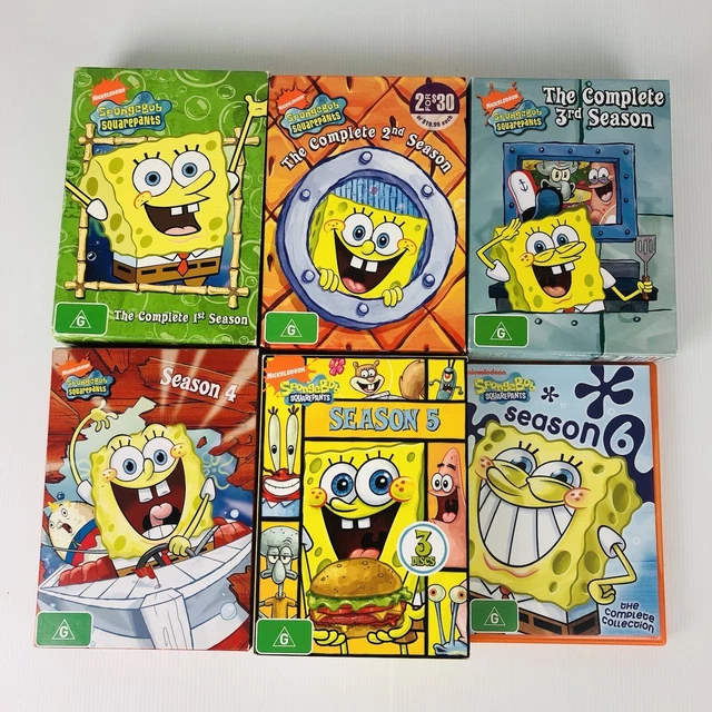 SPONGEBOB SQUAREPANTS Complete Season Series Reg4 PAL DVD