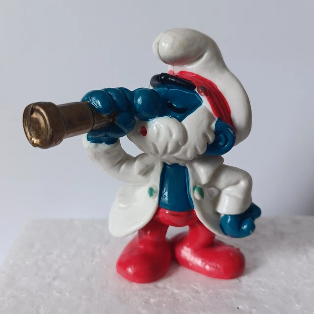 Figurine Schtroumpf Capitaine – Version Bleue, Référence 20141, Schleich, TBE