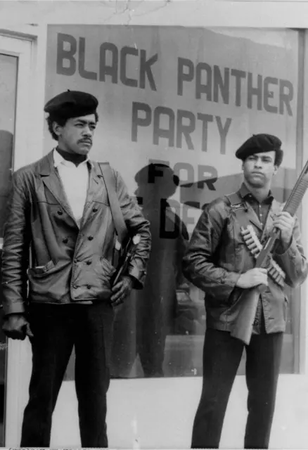 Huey Newton & Bobby Seale GLOSSY POSTER PICTURE PHOTO PRINT Black Panther Party