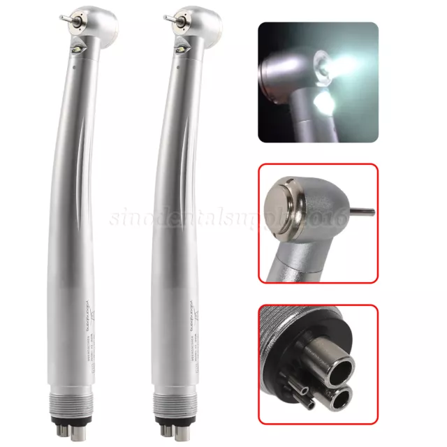 2* NSK Turbina dentista Dental High Speed Fiber Optic E-generator LED Handpiece