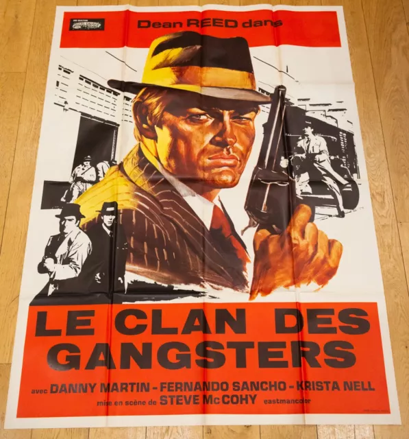 LE CLAN DES GANGSTERS Affiche cinéma 120x160 IGNACIO-F IQUINO, DEAN REED