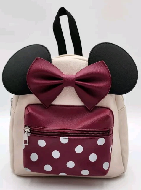 Bioworld Minnie Mouse Mini Backpack - 11\" Purple Dazzling Design, Adjustable Straps, For Kids 3+ Years - View #11