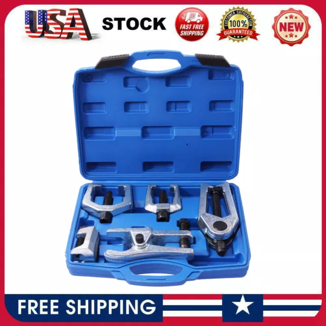 6PCs Front End Ball Joint Service Tie Rod Pitman Arm Puller Remover Tool Kit Set