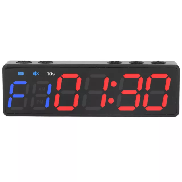 Gym Timer Portable Workout Interval Timer Fitness Clock Large Digital Display