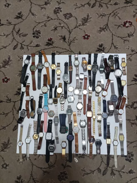 job lot of vintage watches spares or repair