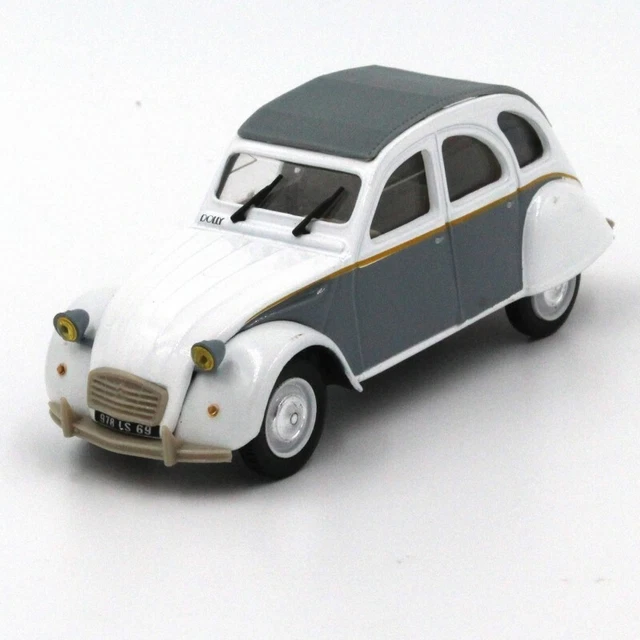 NOREV-Norev Citroën 2cv 6 Dolly gris et blanc 1/43