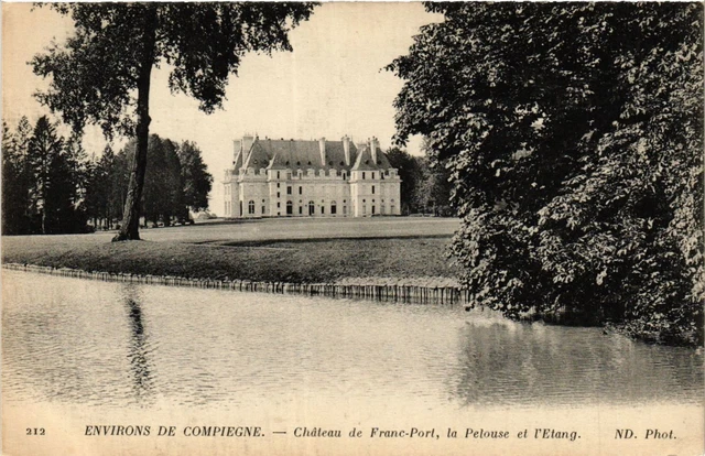 CPA AK Env. de COMPIEGNE - Chateau de France-Port la Pelouse (423467)