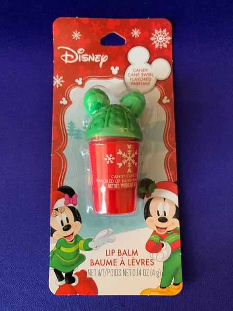 Disney Minnie and Mickey Holiday ~ CANDY CANE SWIRL Flavored Lip Balm ~ Sealed