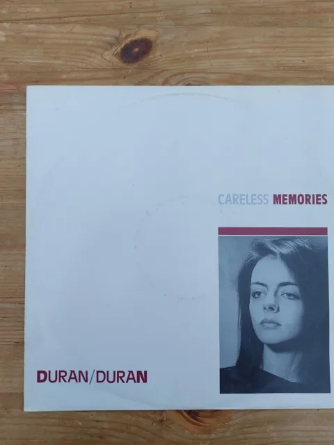 Careless Memories by Duran Duran 12inch Vinyl Single - marks on the cover.