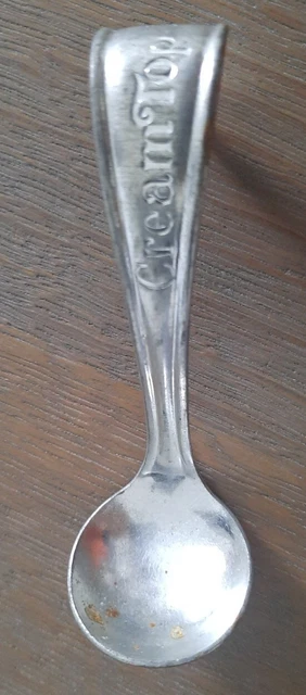 Vintage / Antique Spoon Cream Top Pat. 1924, 1925 Little Ladle Solver Tone