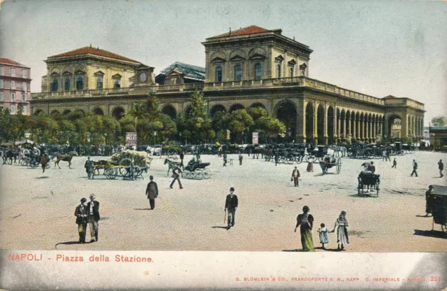 NAPOLI - Piazza Della Stazione - Naples - Italy - udb (pre 1908)