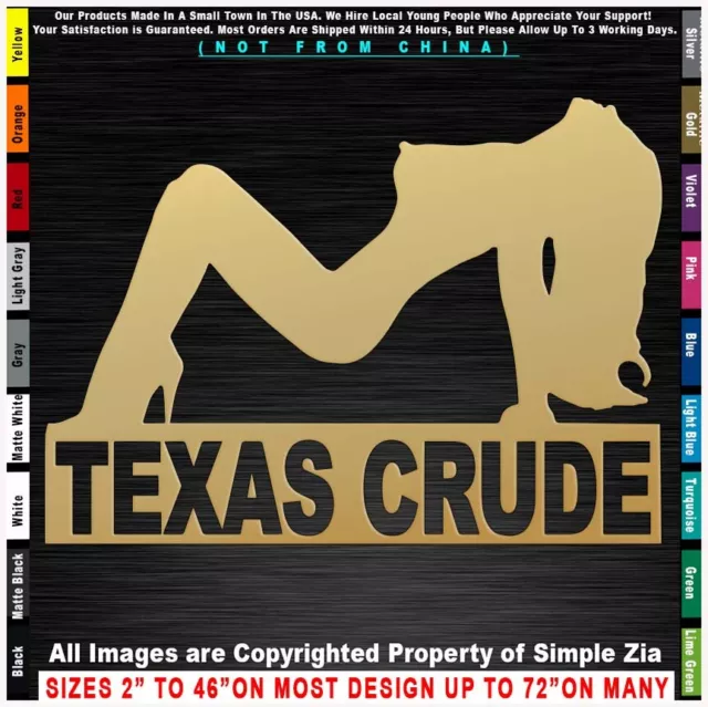 - Oilfield Texas Crude Sexy Girl Frac Roughneck Trash Oil Patch Sticker Decal