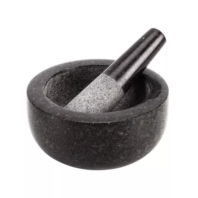 Pestle and Mortar Set Granite Stone Spice & Herb Crusher by Silk Route Home