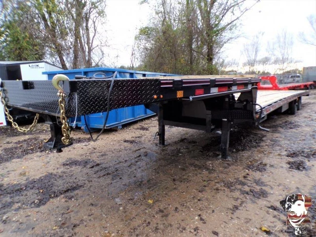 102 x 48 48ft Gooseneck Equipment Flatbed Hotshot Open Utility Cargo Trailers TX