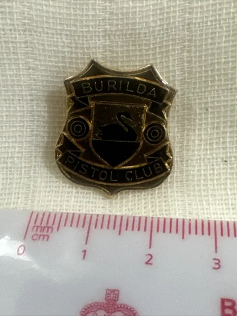 Vintage BURILDA Pistol Club Badge