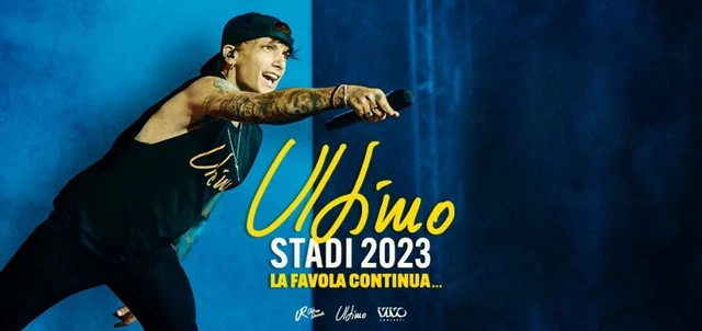Due biglietti concerto Ultimo San Siro 18 luglio - Prato Gold