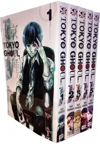 Tokyo Ghoul Volume 1-5 Collection 5 Books Set (Series 1) By Sui Ishida