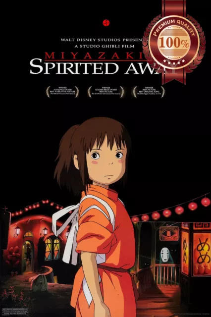 Spirited Away Miyazaki Anime Film Movie Original Cinema Print Premium Poster