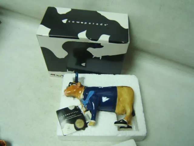 Cow Parade "Joe-Pa" Joe Paterno Penn State MIB w/ Hang Tag