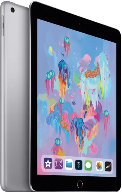 Apple iPad 6. Gen 32GB 9,7 Zoll Spacegrau Wi-Fi + Cellular Tablet - REFURBISHED