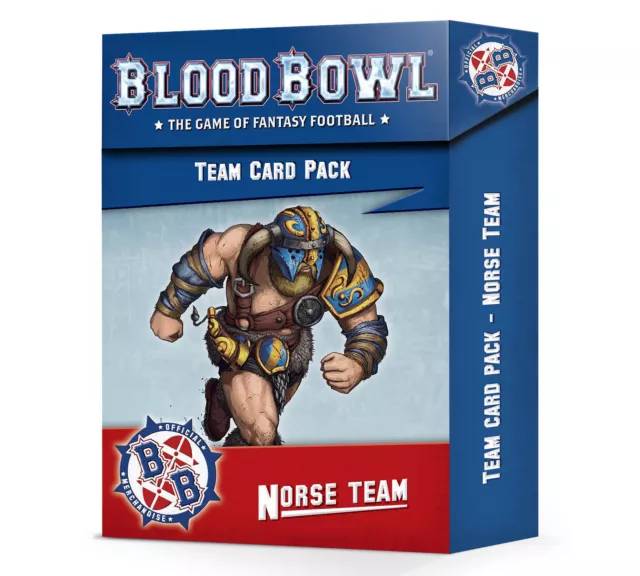 Blood Bowl Norse Team Card Pack (Englisch) Games Workshop Fantasy Football