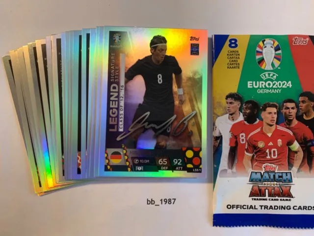 Topps - Match Attax UEFA Euro 2024 (EM 24) - Engraved Rainbow Foil Legend Cards